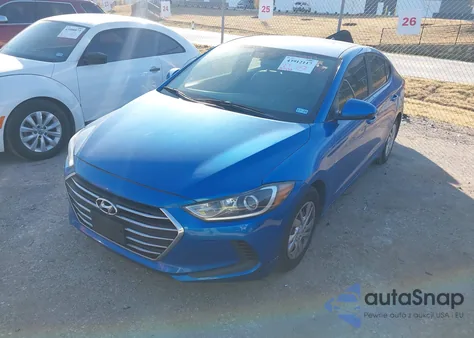 2017 Hyundai Elantra Se z USA, uszkodzony, nr VIN KMHD74LF6HU395306